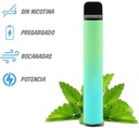 Vaper "Vaporizador" 600 Puffs sin Nicotina MR Blue - Pod Cigarrillo electrónico Vapeo para Dejar de Fumar