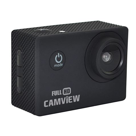 Camview Camara Deportiva Full HD 1080P 12MP - Angular de 140° - Sumergible 30m con Carcasa - Pantalla LCD de 2"