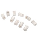 Aisens Pack de 10 Conectores RJ45 8 Hilos Cat.5e AWG24 - Color Transparente