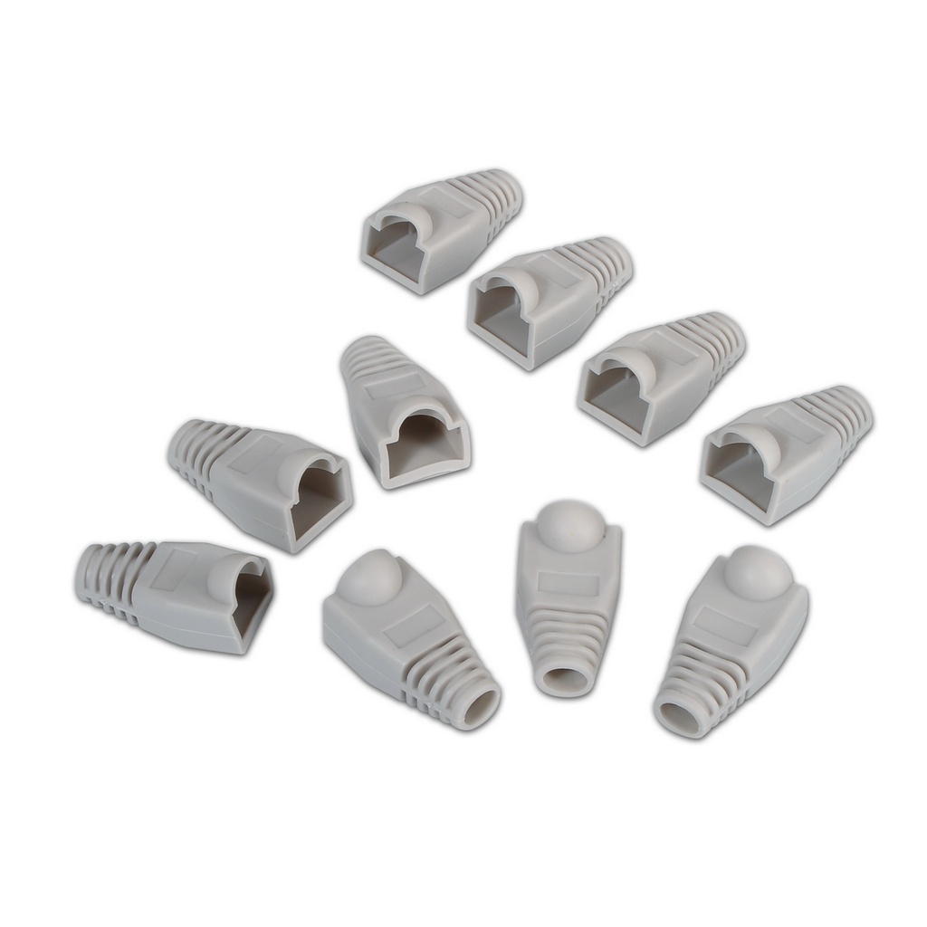 Aisens Pack de 10 Fundas RJ45 - Color Gris
