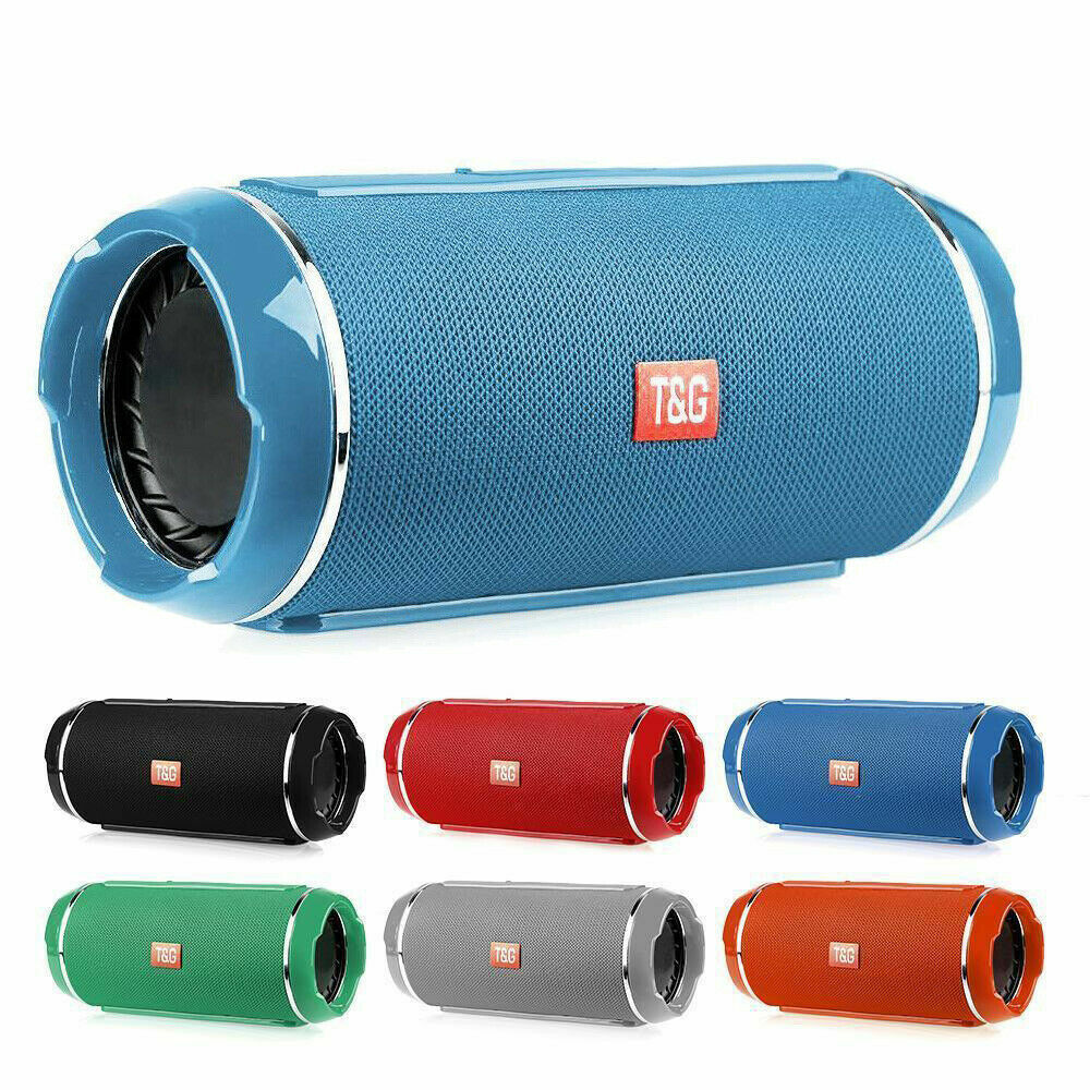 Altavoz Bluetooth Inalámbrico Portátil Exteriores Potente con Batería TG116C (Camuflaje Militar) Radio FM Reproductor USB Micro SD TF MP3 Player