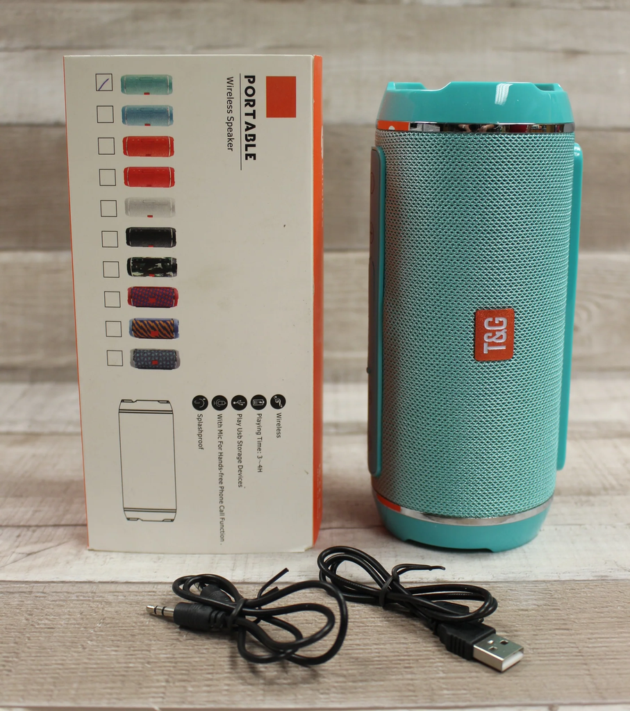 Altavoz Bluetooth Inalámbrico Portátil Exteriores Potente con Batería TG116C (Camuflaje Militar) Radio FM Reproductor USB Micro SD TF MP3 Player