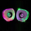 Altavoz cable F720 Manzana Corazon, Verde para PC, Smartphone, Tablet, Movil, Consola, MP3, MP4, Telefono, Ordenador sobremesa