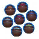 Humificador Esférico Ultrasónico Portátil, Aromaterapia H2O - Difusor de Aceite, Esencias, Aromas, LED Multicolor - Fashion, Estilo, Diseño Madera Clara