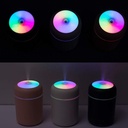 Humificador Ultrasónico Portátil, Aromaterapia H2O - Difusor de Aceite, Esencias, Aromas, LED Multicolor - Fashion, Estilo, Diseño Gris