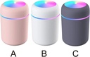 Humificador Ultrasónico Portátil, Aromaterapia H2O - Difusor de Aceite, Esencias, Aromas, LED Multicolor - Fashion, Estilo, Diseño Gris
