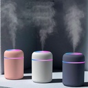 Humificador Ultrasónico Portátil, Aromaterapia H2O - Difusor de Aceite, Esencias, Aromas, LED Multicolor - Fashion, Estilo, Diseño Gris