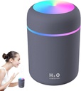 Humificador Ultrasónico Portátil, Aromaterapia H2O - Difusor de Aceite, Esencias, Aromas, LED Multicolor - Fashion, Estilo, Diseño Gris