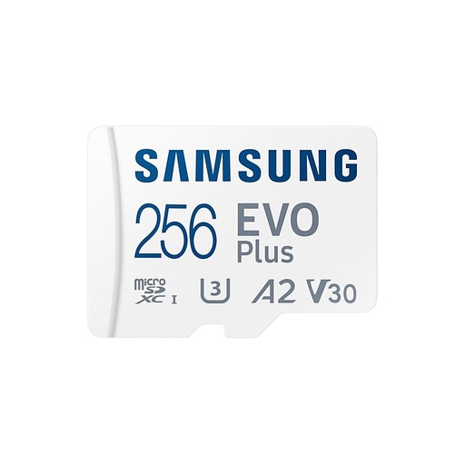 [MB-MC256KA/EU] Samsung EVO Plus Tarjeta Micro SDXC 256GB UHS-I U3 Clase 10 con Adaptador