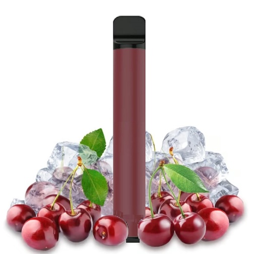 [GA-FU00026] Vaper "Vaporizador" 600 Puffs sin Nicotina sabor Cherry ice "Cereza" y toque helado - Pod Cigarrillo electrónico Vapeo para Dejar de Fumar