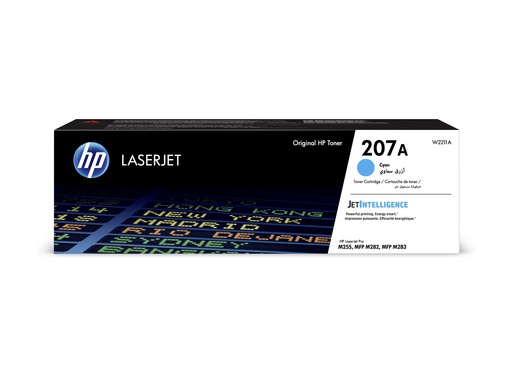 [T207ACO] HP Laserjet W2211A/ Pro M255dw/M255nw/MFP282nw/M283cdw/M283fdn/M283fdw Cyan "Original"