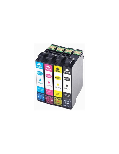 [IPE603XL] Pack EPSON 603 XL - 4 Cartuchos Compatibles - XP2100, 2105, 2150, 3100, 3105, 4100, 4105,